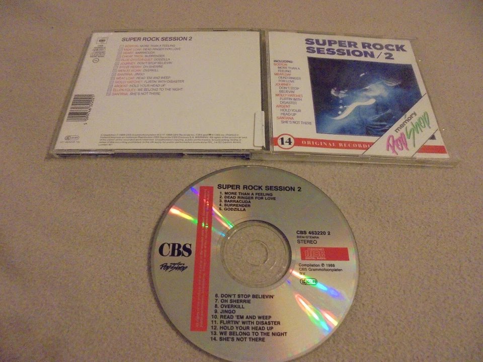 CD Super Rock Session 2 14.Tracks Meat Loaf, Santana, Heart, Men at Work, Boston - Bild 1 von 1