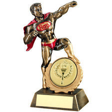 Multisport Super Hero Award Any Activity Novelty Fun Trophy - FREE Engraving