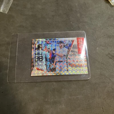 2021 Chris Sale #D /25 Panini Mosaic White Prizm Eyes On The Prize Red Sox - Image 1 of 4