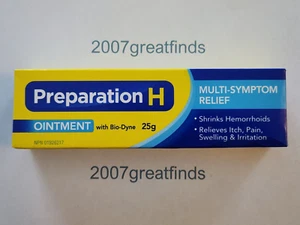 25g Preparation H OINTMENT with Bio-Dyne Multi-Symptom Relief *Canada* - Picture 1 of 3