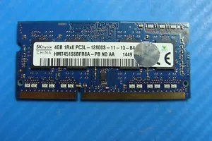 Dell Inspiron 15.6" 7548 Genuine SKhynix So-dimm Memory Ram 4gb pc3l-12800s - Picture 1 of 2