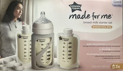 Tomme Tippee Made For Me Breast Milk Starter Set, Novo!! - Imagem 1 de 3