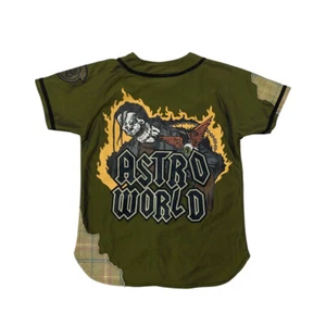 Travis Scott Cactus Jack Astro World Jersey Boys Youth L Large Baseball Brand X - Picture 1 of 7