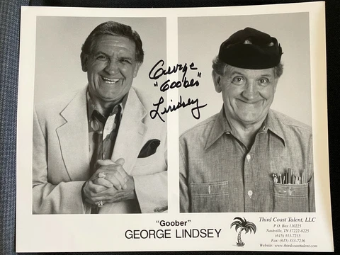 GEORGE "GOOBER" LINDSAY SIGNED / AUTOGRAPHED PHOTO -  THE ANDY GRIFFITH SHOW Cover