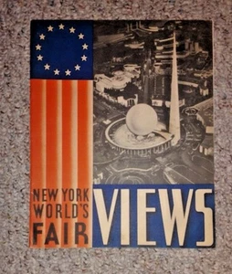 Vintage Booklet NY WORLD'S FAIR VIEWS 1939 oversize  - Bild 1 von 3