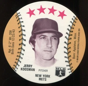 1976 Isaly's/Sweet William Disc - Jerry Koosman New York Mets - Bild 1 von 4