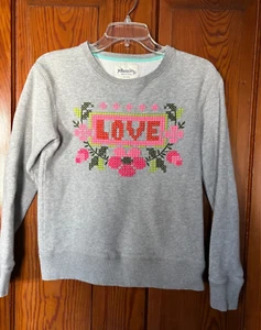 Johnnie b Boden Embroidered Love Sweatshirt 15-16Y - Picture 1 of 1