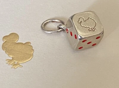 Dodo Pomellato Dado In Argento e Smalto rosso Fuori Produzione INTROVABILE - Immagine 1 di 4