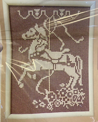 Creative Circle Kits Carousel 1339 & Bookmarks 1341 Needle Work Needlework Lace - Image 1 of 4