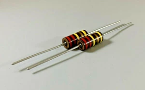 LOT OF 2  (MIL SPEC) RCR42G224JS RESISTOR FIXED COMPOSITION - Picture 1 of 4