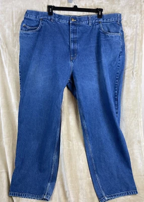 Harbor Bay Jeans Mens 52 x 32 Relaxed Fit Denim, 100% Cotton HB - Image 1 of 4