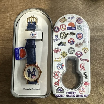 New York Yankees Sun Time Watch  - Image 1 of 3