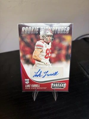 2021 Panini Chronicles Draft  - Threads Rookie Signatures Luke Farrell (AU, RC) - Image 1 of 2