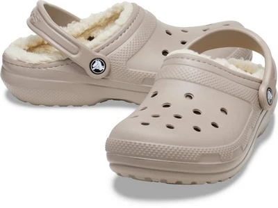 Crocs Clogs Cayman Classic lined 2YB Beige Sandale Pantolette Warm203591 2YB - Bild 1 von 4