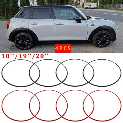 4 шт. защитных ободов колес ступицы обода колеса кольца шины сплав для Mini Cooper S - Изображение 1 из 4