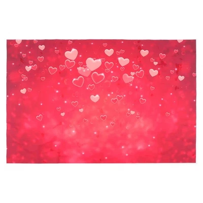 Romantisches Foto-Hintergrund-Liebes-Herz-Hintergrund für Valentinstag-Hochzeit - Bild 1 von 4