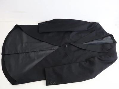 Magee Black Pure Wool Morning Coat Tailcoat Jacket 44L Mens Long - Image 1 of 4