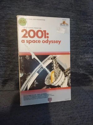 2001 a space odyssey VHS 1980 MGM Big Box  Vintage - Image 1 of 4