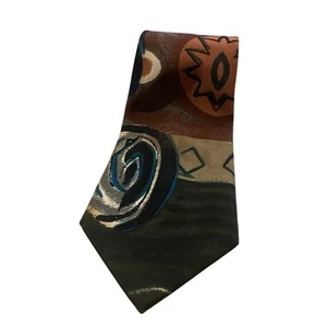 Vintage Tie Bundle Gianno Impact Abstract Pattern Polyester Made USA Korea - Picture 1 of 5