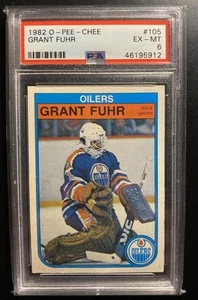 1982 O-Pee-Chee #105 GRANT FUHR Rookie card PSA 6.5 ⭐️RC - Picture 1 of 2