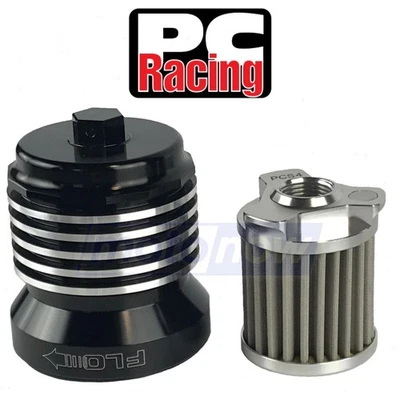 PC Racing FLO Spin On Stainless Steel Oil Filter for 2013-2016 Aprilia em Foto 1 de 4