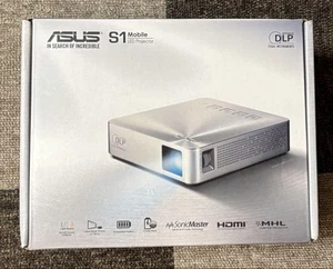 Asus S1 Mobile Led Projector Portable Mini Projector Hd Video Gaming Projector - Picture 1 of 10