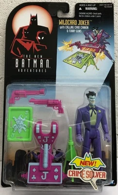 Batman Nuevas Aventuras Serie Animada Comodín Joker Kenner 5" BTAS Tarjeta Cañón Foto 1 de 2