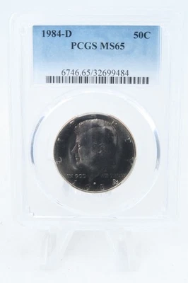 1984-D PCGS MS65 Kennedy Half Dollar Business Strike 50C - Image 1 of 2