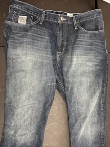 Cinch Jeans Herren 40x32 Blau Relaxed Fit Straight White Label Dark Wash MB92834 - Bild 1 von 7