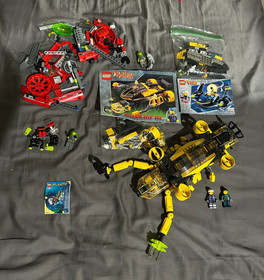 Incomplete Lego Alpha Team/ Atlantis lot (4794, 4792, 6772, 8060, 30042)