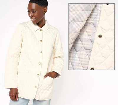 Chaqueta para mujer Joan Rivers Classics Collection talla 2XS (XXS) blanca A515218 Foto 1 de 4