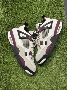 Size 12 - Jordan 4 Retro x Paris Saint-Germain Bordeaux 2020 - Picture 1 of 12