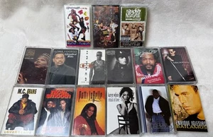 15 Rap and R&B Cassette Tapes Lot With Case HIP-HOP 90s Vintage Music TLC - Picture 1 of 10