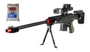 UKARMS P1082 Spring Powered Airsoft Sniper Rifle BB Gun w/ 1000 .12 Gram 6mm BBs - Picture 1 of 1