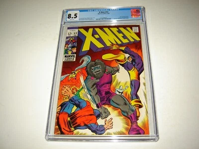 X-Men #53 CGC 8.5 White pages 1969 Silver Age Marvel  Beast Origin - Image 1 of 4