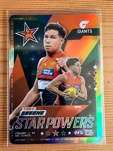 2023 AFL TEAMCOACH TEAM STAR POWERS TOBY GREENE SP-45 GWS GIANTS CODE UNUSED - Picture 1 of 1