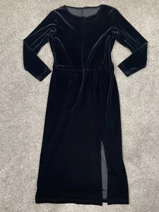 Vintage Dress Womens Large Velvet Witchy Witchcore Whimsigoth Gothic Ethereal - Picture 1 of 6
