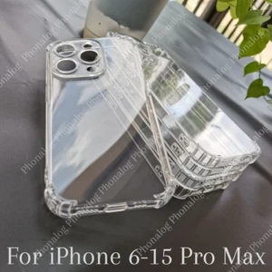 Großhandel Menge Posten durchsichtige Handyhülle für iPhone 15 14 13 12 11 Pro XR 8 7 6 - Bild 1 von 18