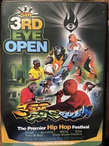 5th Annual 3rd Eye Open DVD Premier Hip Hop Festival Near Mint Super Rare - Imagen 1 de 3