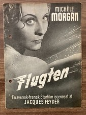  La loi du nord Michèle Morgan Pierre Richard-Willm 1939 Danish Movie Program