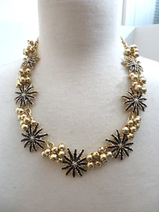 NEW TALBOTS FLOWER BEAD NECKLACE 18-21" - Picture 1 of 2