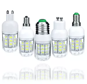 1-5X LED Corn Bulb Light 7W G9 B22 E27 E12 E26 E14 5730 SMD Cool Warm White Lamp - Picture 1 of 12