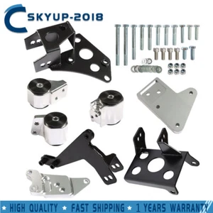 K Series Engine Motor Mounts For Honda Civic 96-00 EK K20 K24 K Swap 70A - Foto 1 di 10