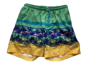 CLUB ROOM Color Green Swim Trunks SIZE M Quick Dry 7 Inches Inseam - Bild 1 von 12