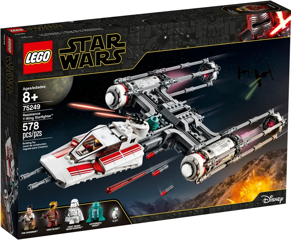 LEGO Star Wars: Resistance Y-Wing Starfighter (75249) Brand New Free Shipping - Image 1 of 1