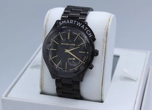 AUTHENTIC MICHAEL KORS SLIM RUNWAY ACCESS HYBRID BLACK SMARTWATCH WOMENS MKT4003 - Picture 1 of 18