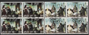 v5112 Jersey/ CEPT 1980 MiNr 219/22 o Ersttagstempel 2 Viererblock - Imagen 1 de 1