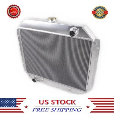 3 Rows Radiator For Ford F100 F150 F250 F350 Bronco Truck 1966-1979 1976 1978 Foto 1 de 4