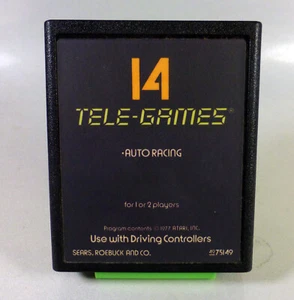 Atari 2600: RACE Sears Telegames Cartridge - TESTED & WORKS - Picture 1 of 2
