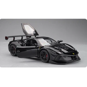 1:32 Ferrari 488 Challenge Model Car Diecast Toy Cars Kids Toys Boys Gifts Black - Picture 1 of 5